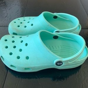 Mint Green Crocs